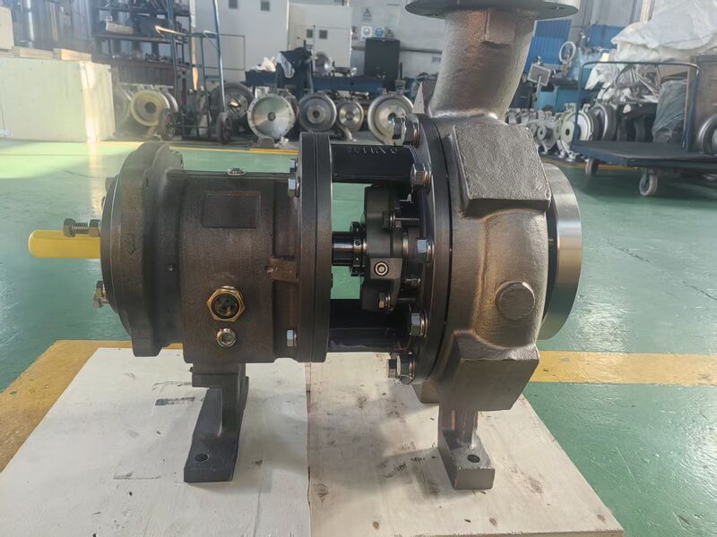 ANSI B73.1 end suction centrifugal process pump with flanged connections for food-grade CIP supply and non-contact processing applications
