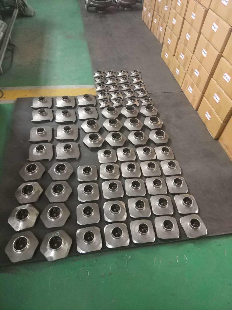 ANSI B73.1 pump parts in regular production — replacement components for Goulds 3196 and Durco Mark III ANSI process pumps