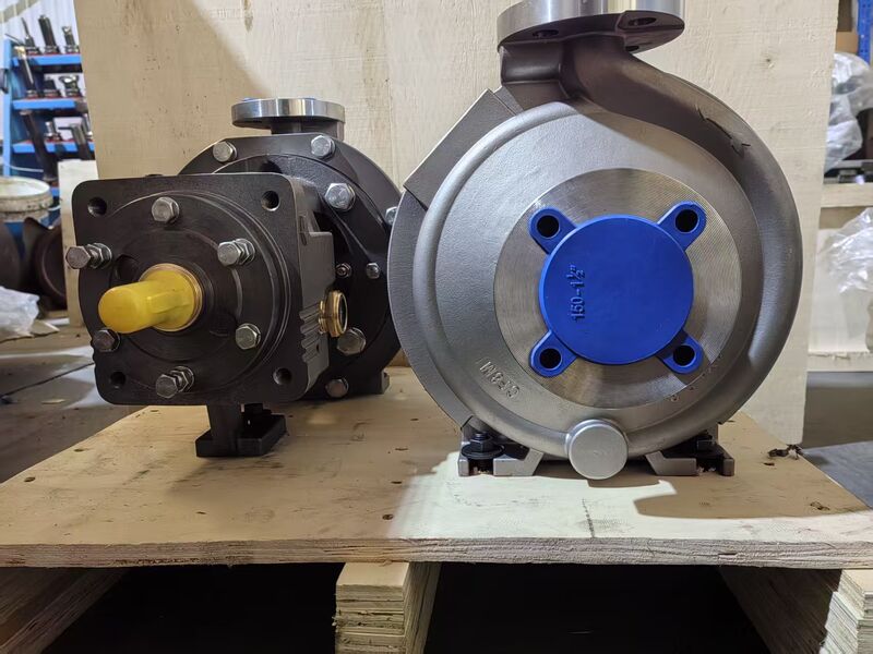 ANSI B73.1 standard bareshaft centrifugal pump without mechanical seal - front view