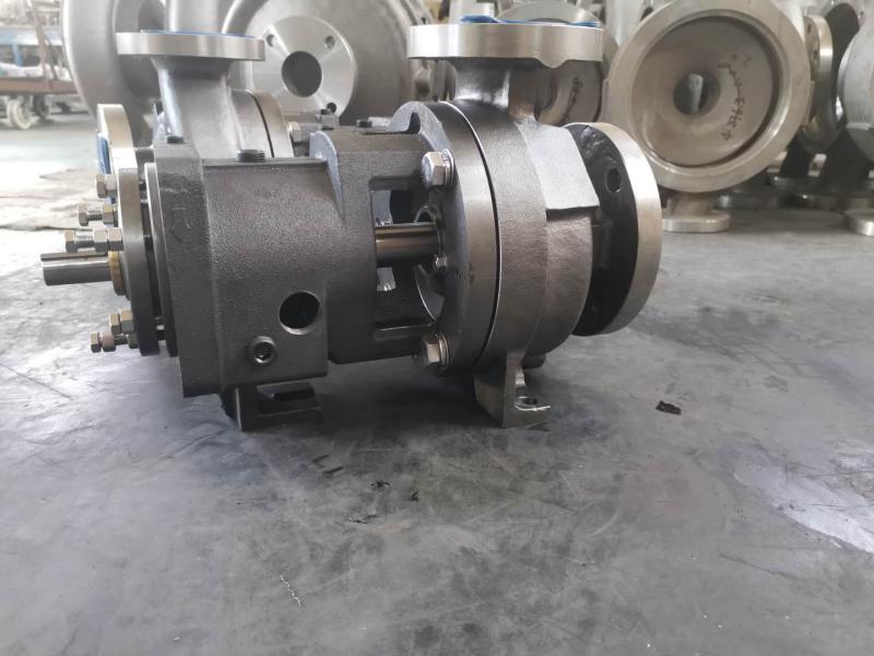 Goulds 3196 STX equivalent bareshaft ANSI pump in duplex stainless steel — shaft sleeve fitment ready