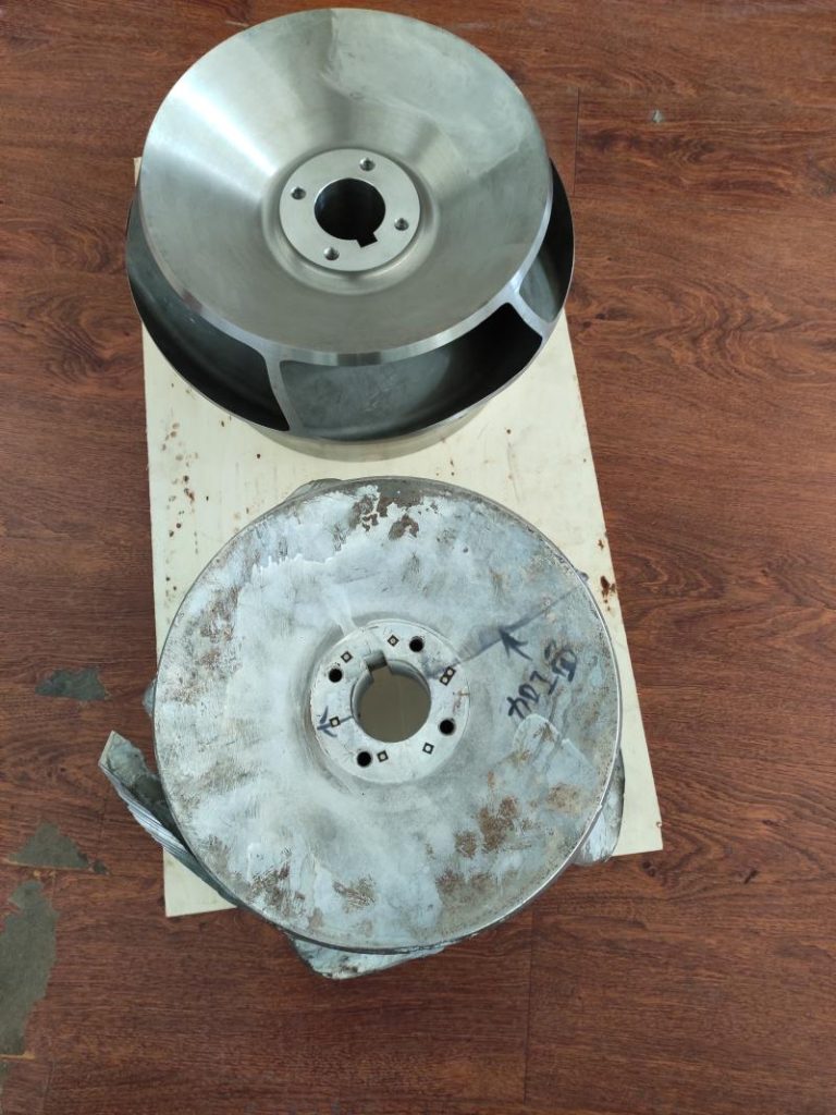 Reverse engineering titanium impeller for ANSI chemical process pump