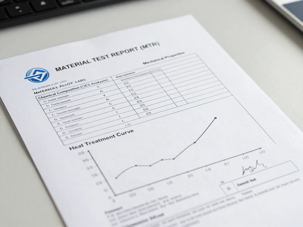 PMI positive material identification XRF testing Titanium pump casing material verification