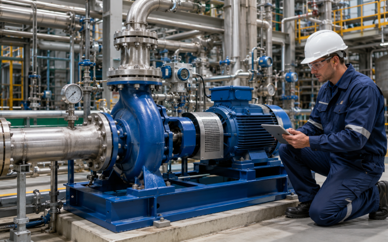 ANSI process pump standardization retrofit at a chemical processing facility