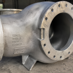 Durco Mark III Group 3 large frame replacement volute casing — raw alloy casting