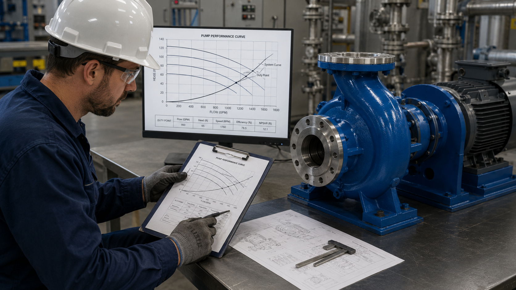 Pump curve review for a Durco Mark III replacement application