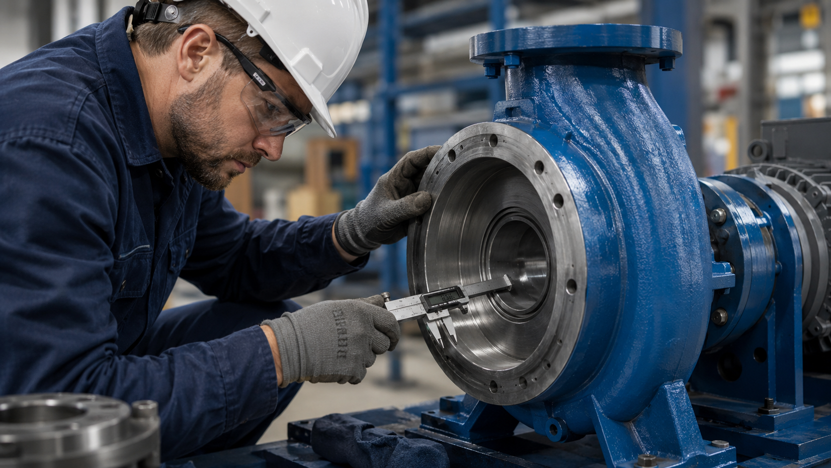 Seal chamber and shaft sleeve compatibility inspection for a Durco Mark III pump