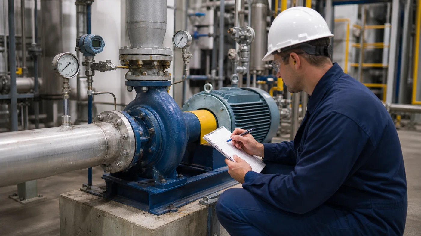 Illustrative comparison of system NPSHA and pump NPSHR across operating flow