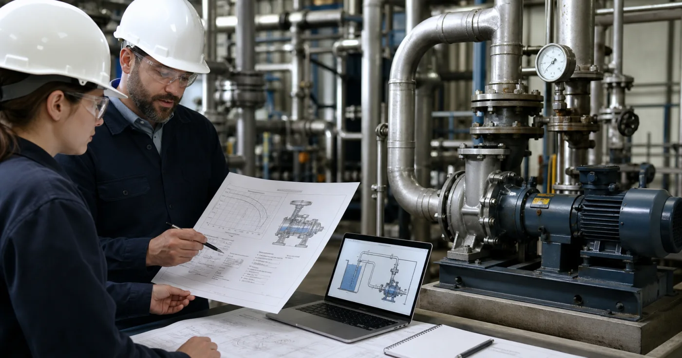 Illustrative NPSH margin review for ANSI process pump buyers
