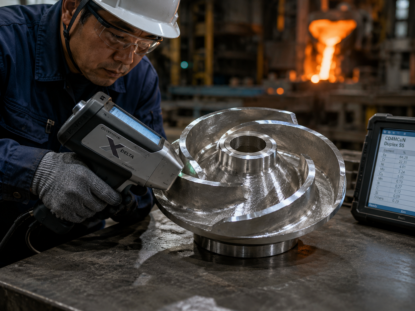Pump component inspection