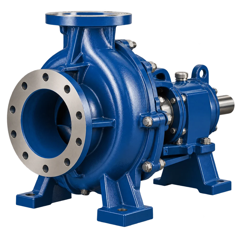 Representative blue end-suction process pump for 3185 replacement page